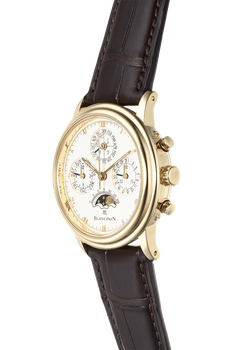 Villeret Perpetual Calendar Chronograph Yellow Gold Automatic