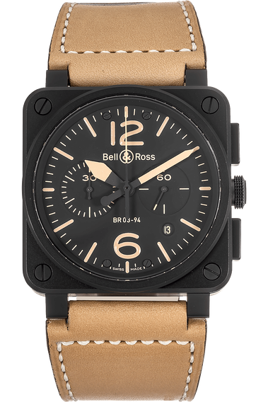 BR 03-94 Heritage Chronograph PVD Stainless Steel Automatic