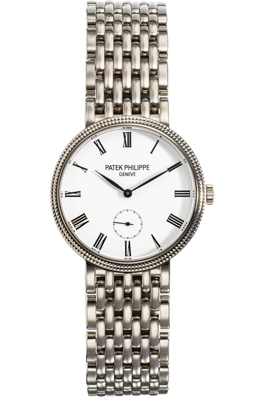 Calatrava Reference 7119 White Gold Manual