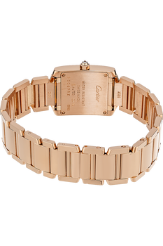 Tank Francaise Rose Gold Quartz