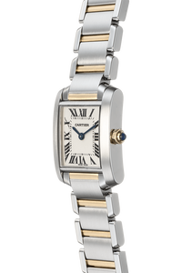 Tank Francaise Yellow Gold and Stainless Steel Quartz