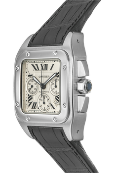 Santos 100 Chronograph Stainless Steel Automatic