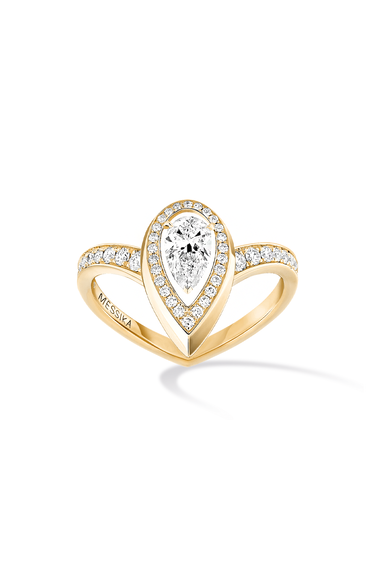 Fiery Ring 0.30CT in Yellow Gold