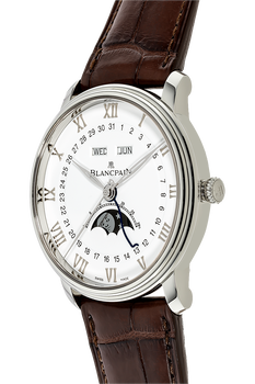 Villeret Complete Calendar Moonphase Stainless Steel