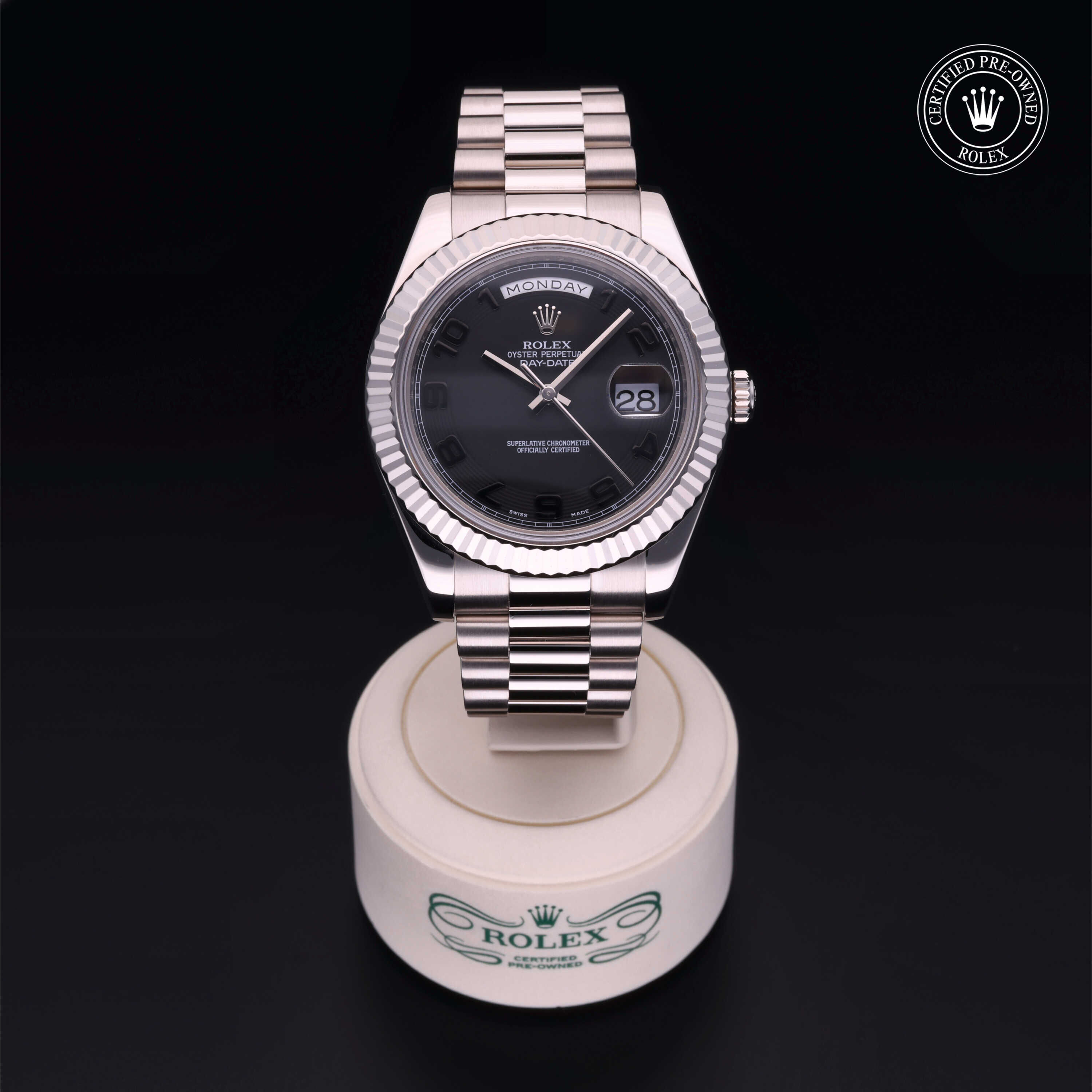 【売れ筋】 Rolex Certified Pre-Owned Day-Date II (218239) 語学・辞書・学習参考書