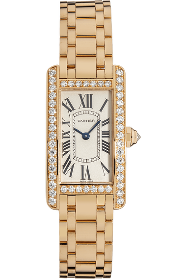 Tank Americaine Rose Gold Quartz