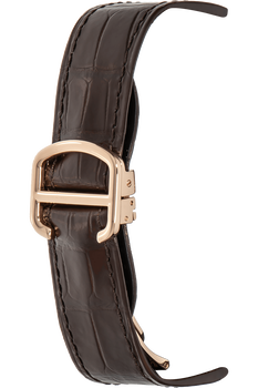 Santos Dumont Skeleton Rose Gold Manual