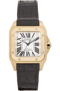 Santos 100 Yellow Gold Automatic
