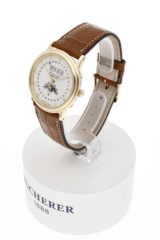 Villeret Triple Calendar Moonphase Yellow Gold Automatic