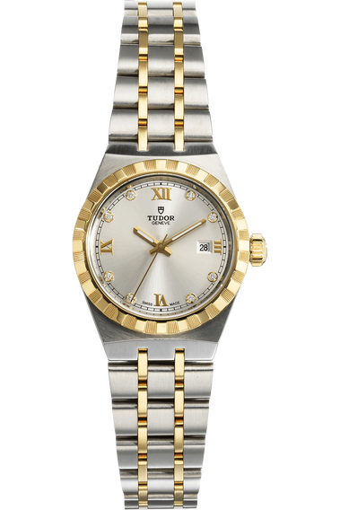 Tudor Royal Yellow Gold and Stainless Steel Automatic