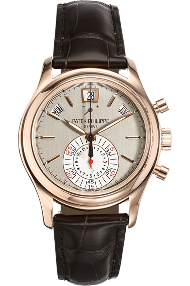 Annual Calendar Flyback Reference 5960 Rose Gold Automatic