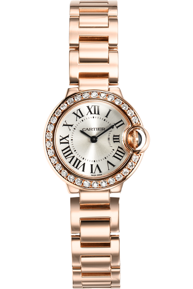 Cartier rose gold ballon bleu store