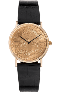 1890 Twenty Dollar Coin Yellow Gold Quartz