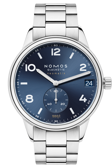 NOMOS Glashutte Club Sport neomatik 42 date blue 782