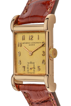 Rectangle Circa 1950 Rose Gold Manual