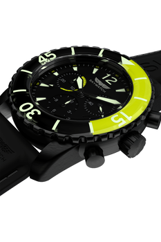 44mm Chrono Black IP