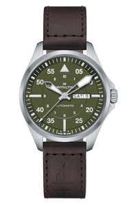 Khaki Aviation Pilot Day Date Auto