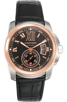 Calibre de Cartier Rose Gold and Stainless Steel Automatic
