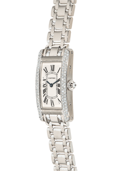 Tank Americaine White Gold Quartz