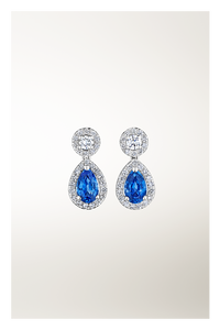 Sapphire Earrings 1.14 ct.