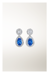 Sapphire Earrings 1.14 ct.