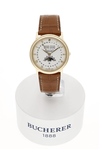 Villeret Triple Calendar Moonphase Yellow Gold Automatic