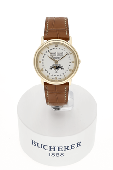 Villeret Triple Calendar Moonphase Yellow Gold Automatic