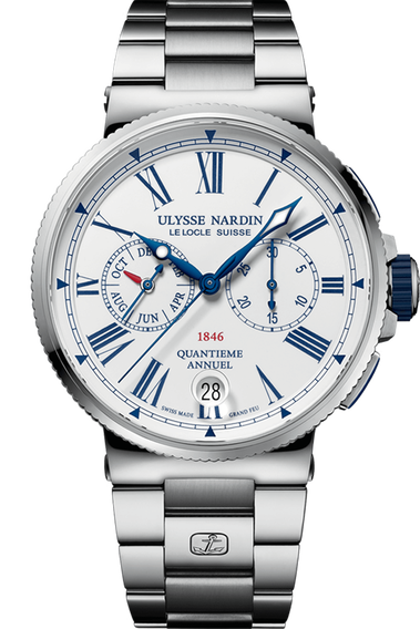 Marine Chronograph Annual Calendar 43mm Stainless Steel