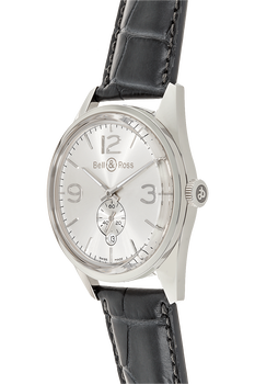 BR 123 Officer Silver Stainless Steel Automatic