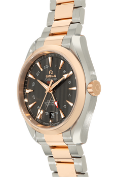 Seamaster Aqua Terra Co-Axial GMT Rose Gold and Stainless Steel Automatic