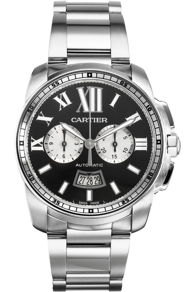 Calibre de Cartier Chronograph Stainless Steel Automatic