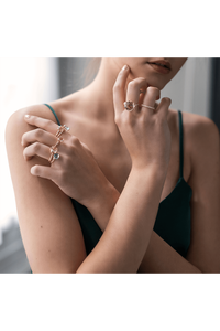 Peekaboo Morganite Ring