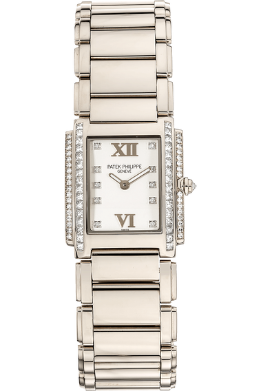 Twenty-4 Reference 4910 White Gold Quartz