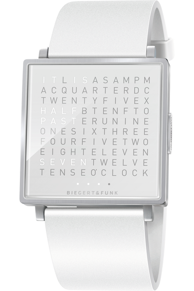 QLOCKTWO W Snowflake White