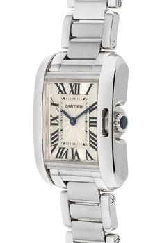 Tank Anglaise White Gold Quartz