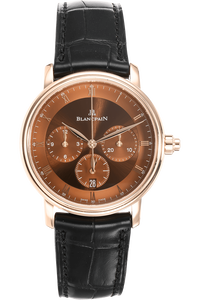 Villeret Single Pusher Chronograph Rose Gold Automatic