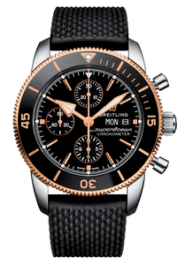 Superocean Heritage II Chronograph 44 Steel & Rose Gold