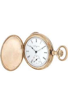 Pocket Watch Circa 1899 Yellow Gold-Plated Manual