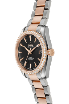 Seamaster Aqua Terra Jewellery Rose Gold and Stainless Steel Automatic