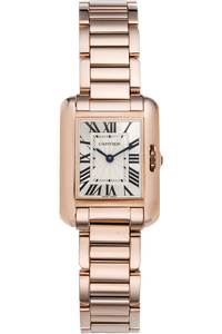 Tank Anglaise Rose Gold Quartz