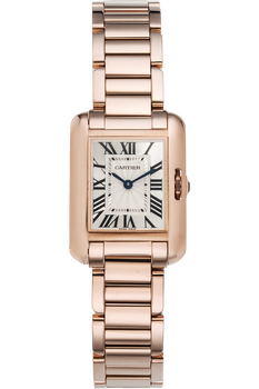 Tank Anglaise Rose Gold Quartz