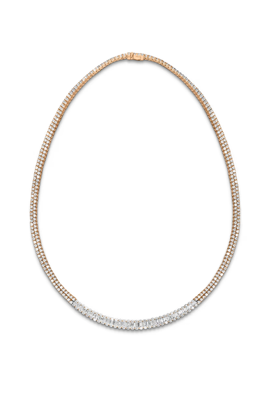 Baguette Love Necklace 