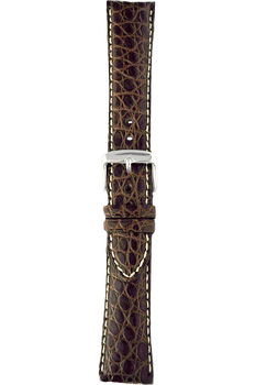 24 mm Brown Alligator Strap