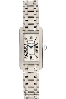 Tank Americaine White Gold Quartz