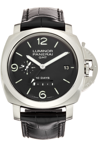 Pre Owned Panerai Luminor 1950 10 Days GMT Stainless Steel Automatic