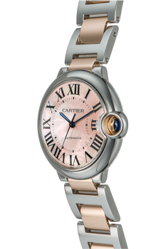 Ballon Bleu Rose Gold and Stainless Steel Automatic