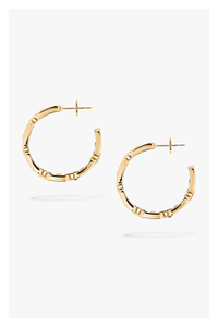 Move Link SM Hoops in Yellow Gold