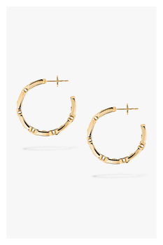 Move Link SM Hoops in Yellow Gold