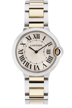 Ballon Bleu Yellow Gold and Stainless Steel Quartz