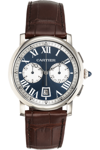 Rotonde de Cartier Chronograph White Gold Automatic